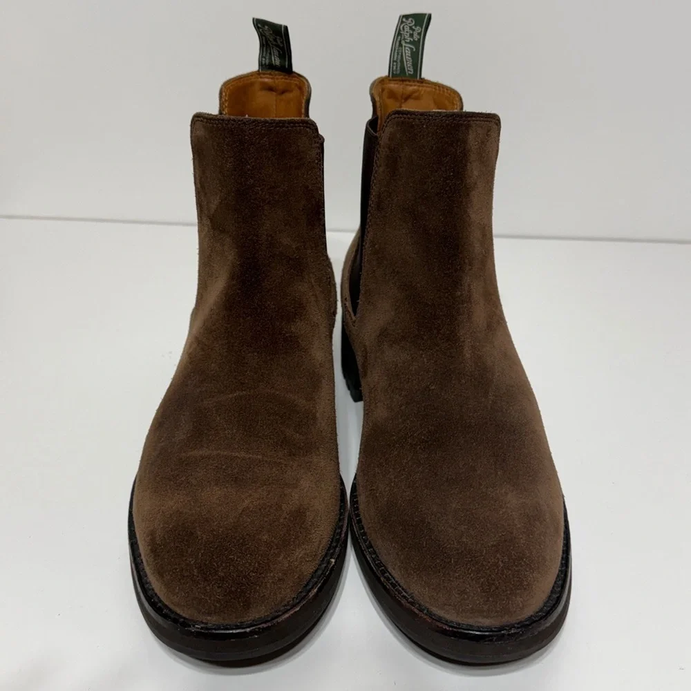 Ralph Lauren - Bryson - Brown Suede Chelsea Boot - Size 10